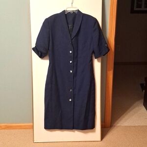 Navy blazer dress